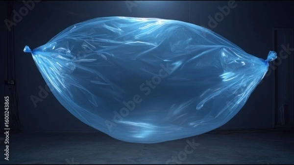 Obraz Plastic bag,  large,  floating
