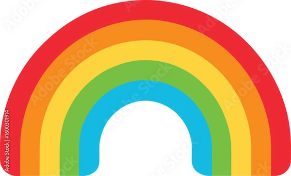 Obraz colourful rainbow background