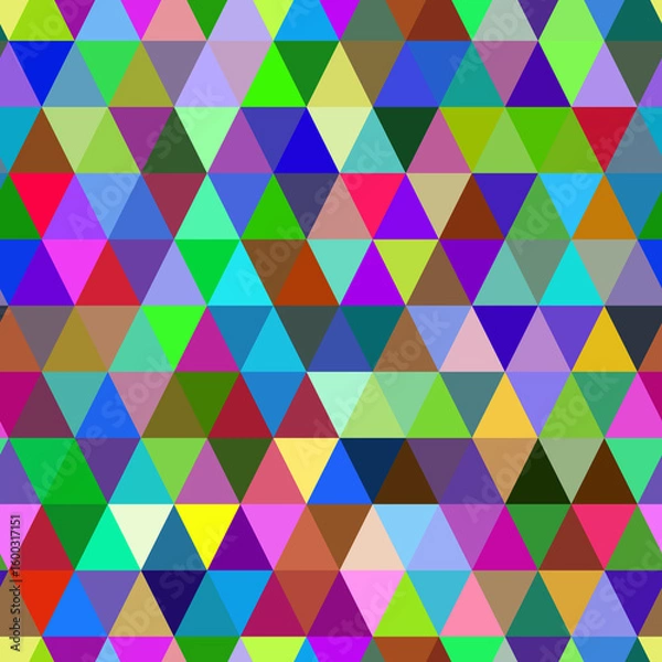 Fototapeta Abstract geometric triangle seamless pattern.