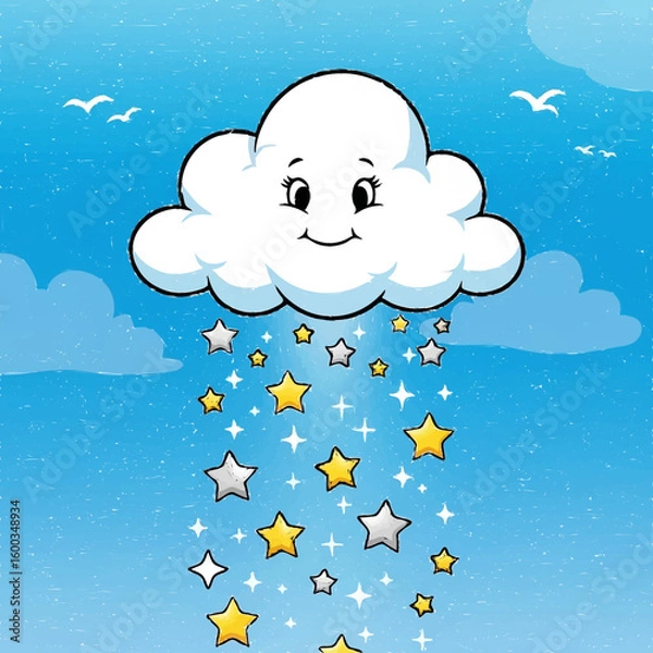 Obraz cloud and rain