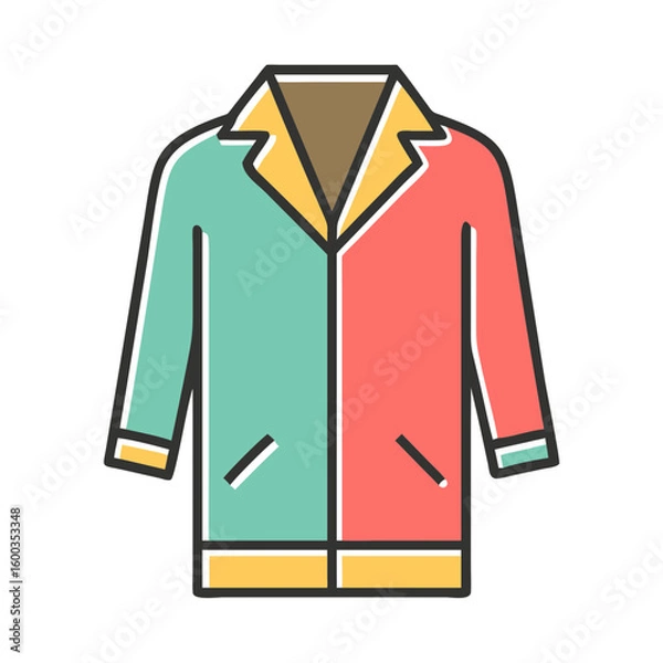 Fototapeta lab coat icon vector  .svg