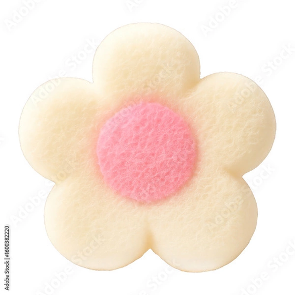 Fototapeta PNG Soft pastel flower marshmallow