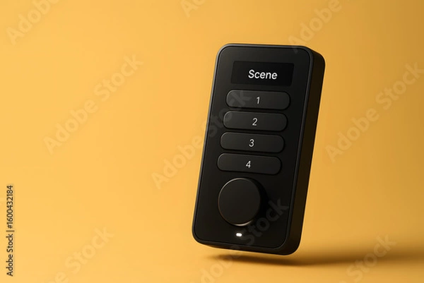 Obraz Elegant Smart Home Lighting System with Customizable Colors for Ambiance Control