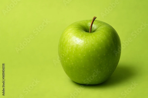 Obraz Crisp Vibrant Green Apple Display for Healthy Eating and Fresh Produce Concepts