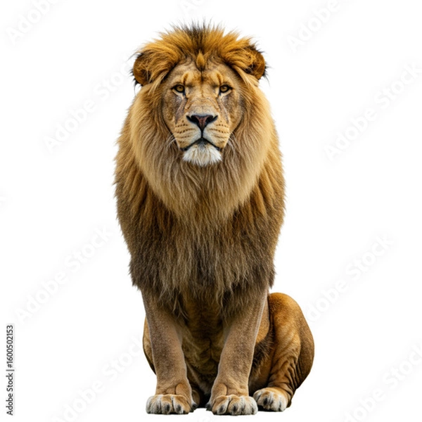 Obraz lion isolated on transparent background png