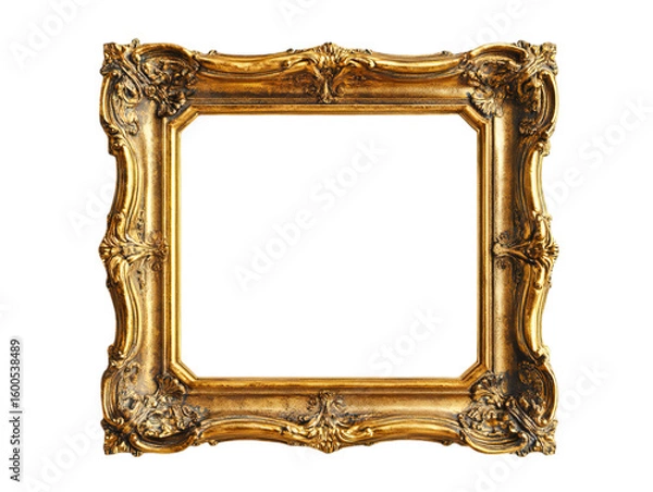 Obraz gold picture frame