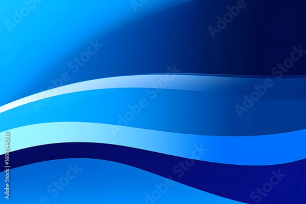 Obraz abstract blue background made by midjourney

