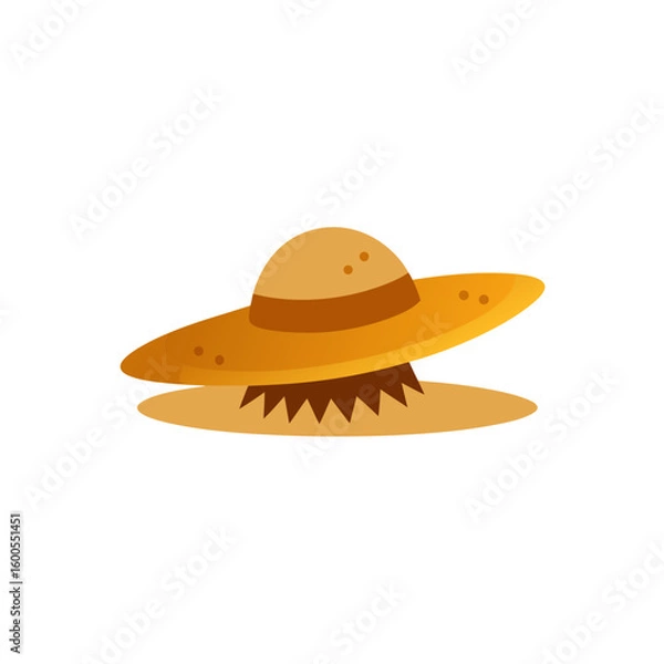 Obraz cowboy hat on white background