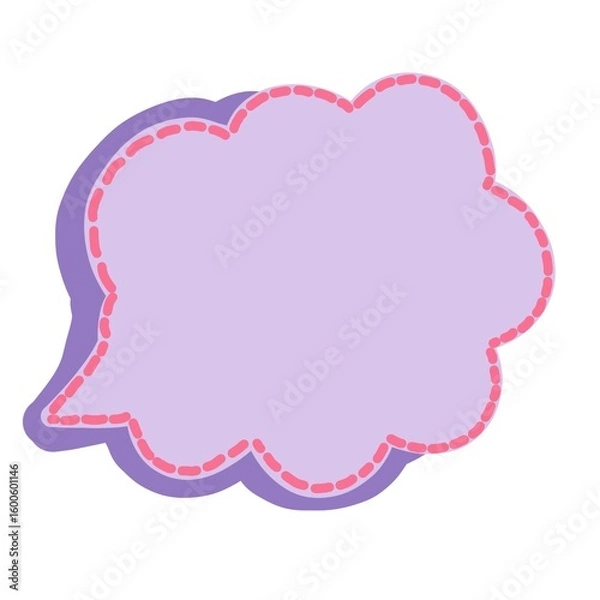 Obraz pink frame with hearts