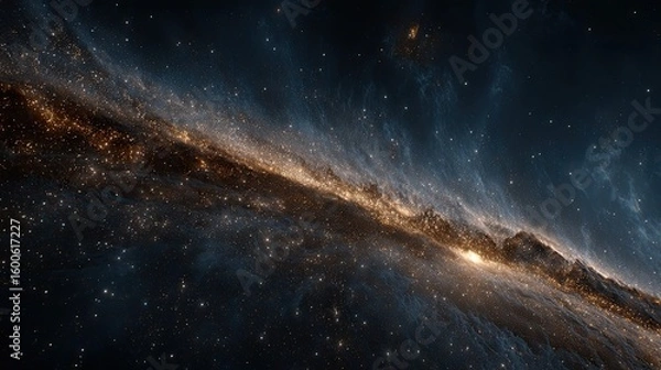 Fototapeta Colorful Galactic Nebula In Deep Space