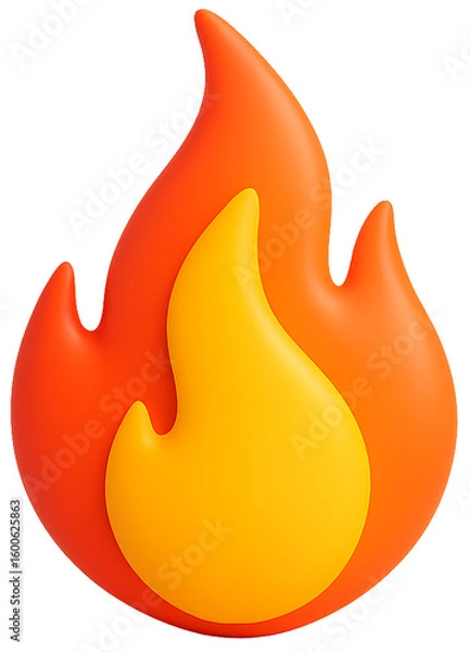 Obraz 3d 불씨 불꽃