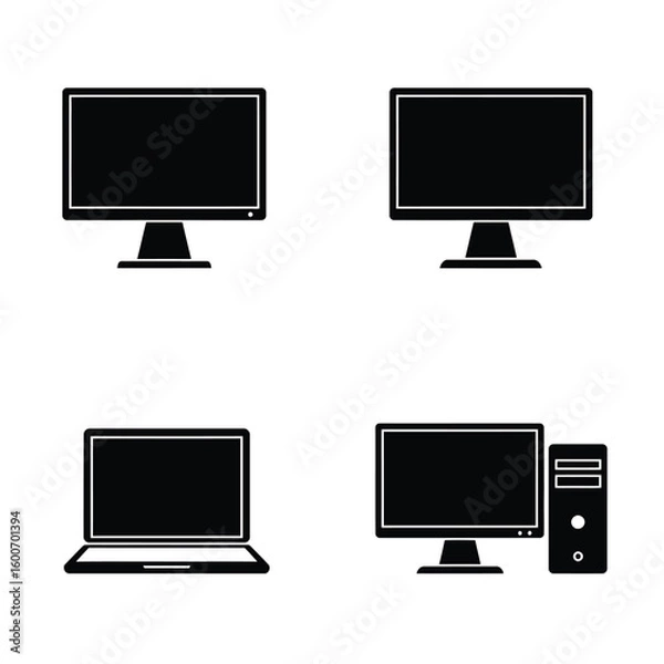 Fototapeta Computer Icons Set