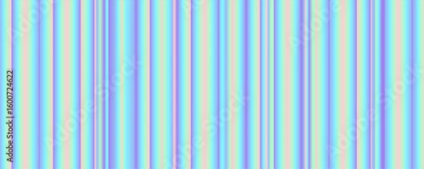 Fototapeta Vertical Gradient Bands in a Pastel Color Spectrum. A soothing blend of vertical pastel stripes that create a calming and dreamlike visual effect. 