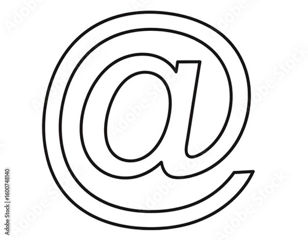 Obraz  Classic Envelope Icon for Communication Apps