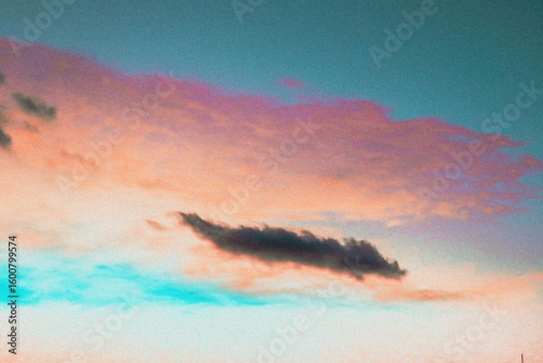 Fototapeta cotton candy sky