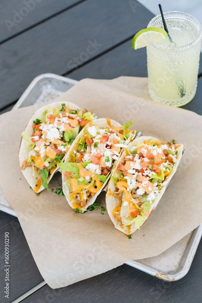 Obraz Restaurant Margarita Tacos Loaded