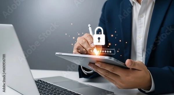 Fototapeta Cybersecurity, Protecting Your Data with Advanced Encryption