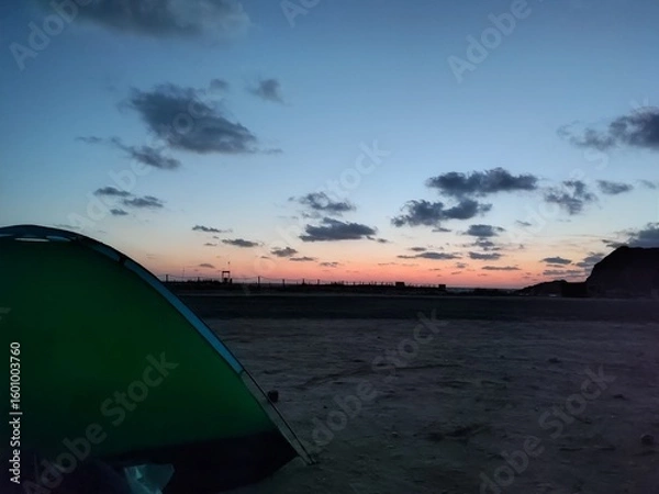 Obraz camp and nature