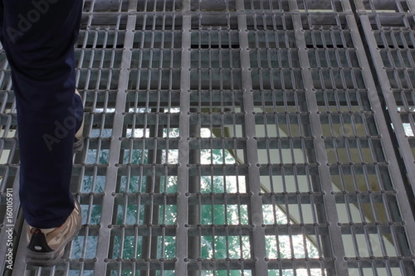 Obraz 明石海峡大橋の作業用通路