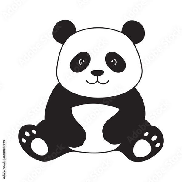 Obraz panda vector illustration