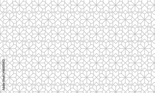 Fototapeta Intricate geometric pattern with repeating lines and shapes
