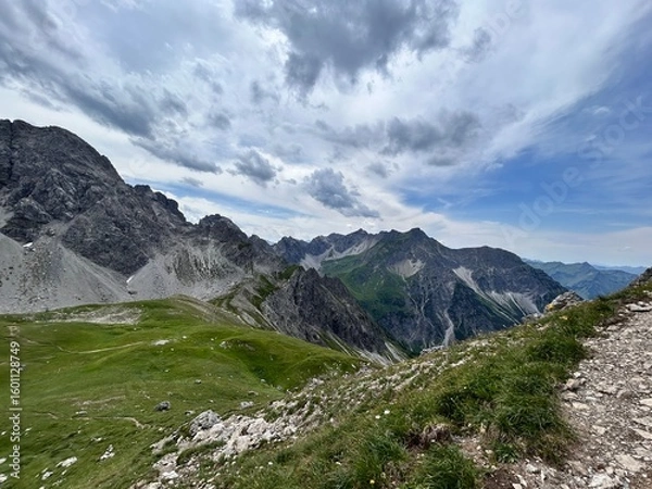 Obraz high mountain landscape