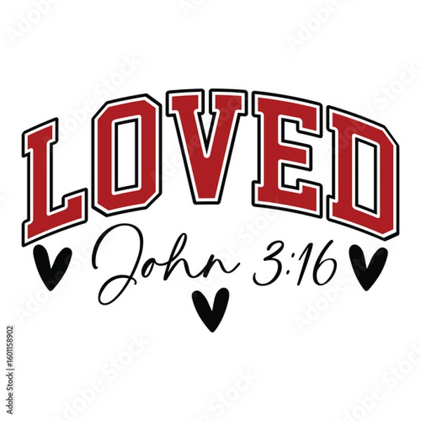 Obraz loved john 3:16