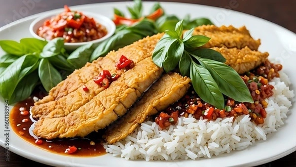 Obraz rice with vegetables