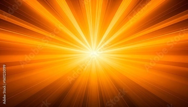 Obraz Radiant orange burst radiating outward