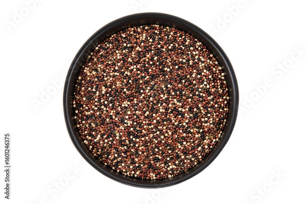 Fototapeta a bowl of quinomile on a white surface