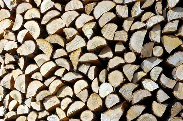 Fototapeta Stack of firewood
