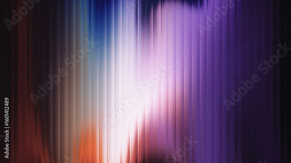 Obraz Blurry abstract background with soft frosted glass-like texture and film grain, dust, noise effect. Ideal for futuristic wallpapers, stylish overlays, digital design projects with subtle tech edge