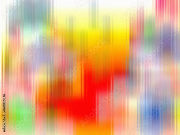 Obraz Glass like colorful bright background with dust, noise, film grain, vertical flickering stripes and smeared colors. Great for edgy visuals, techno album covers, and cyber-themed digital wallpapers