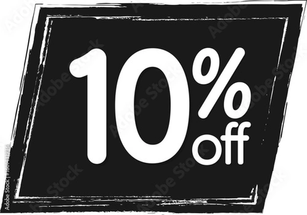 Obraz Sale 10% off banner design template