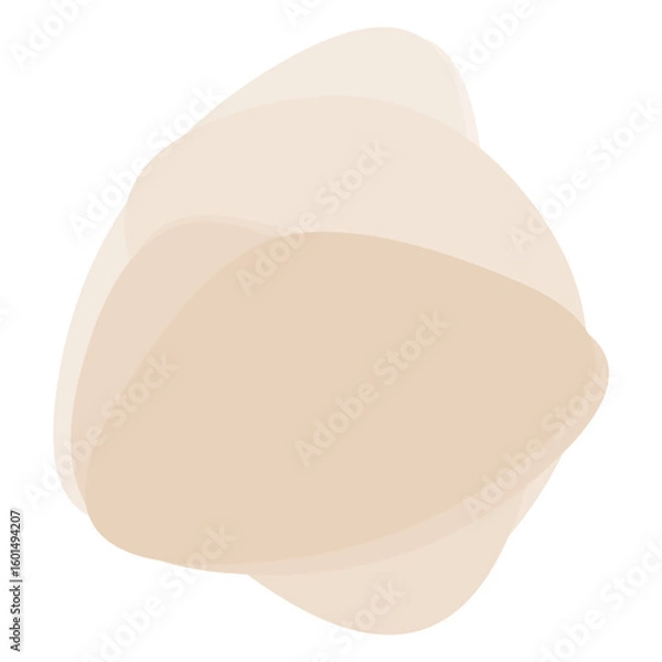 Fototapeta Abstract Beige Shape Design