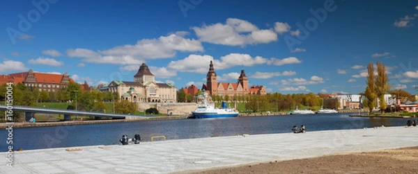 Fototapeta Szczecin, widok na miasto