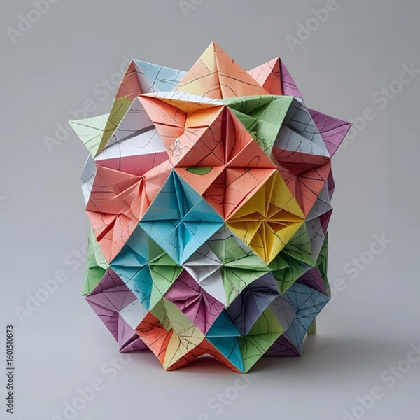 Fototapeta origami pineapple