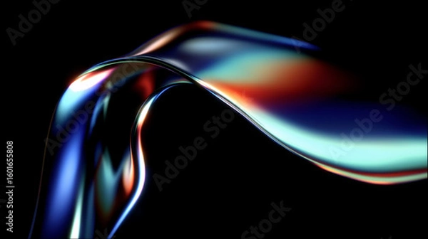 Fototapeta abstract colorful wave background