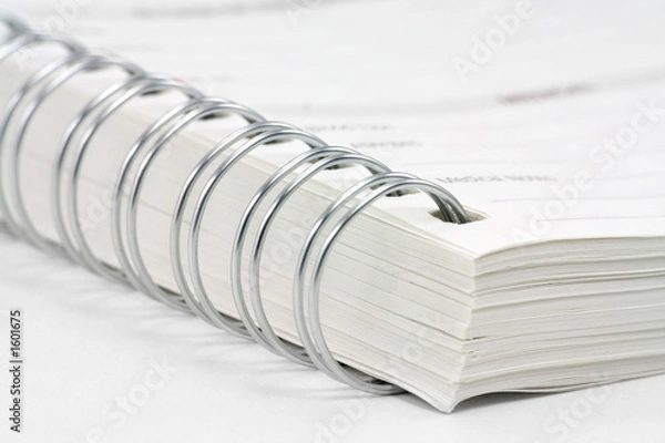 Fototapeta notepad close up