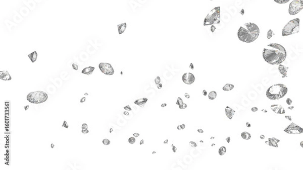 Obraz レンダリングされたダイアモンド　CG