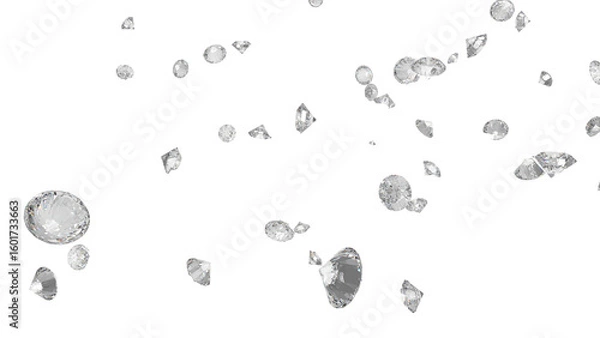 Obraz レンダリングされたダイアモンド　CG