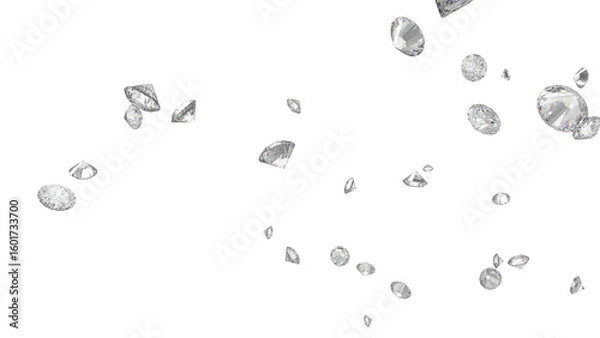 Obraz レンダリングされたダイアモンド　CG