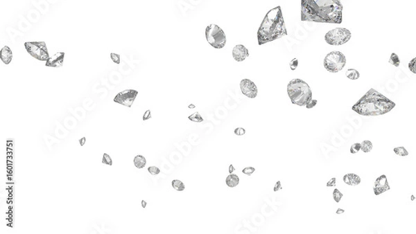 Obraz レンダリングされたダイアモンド　CG