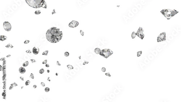 Obraz レンダリングされたダイアモンド　CG