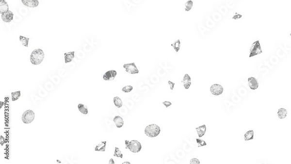 Obraz レンダリングされたダイアモンド　CG