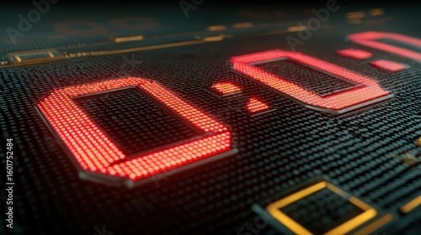 Fototapeta Digital countdown timer
