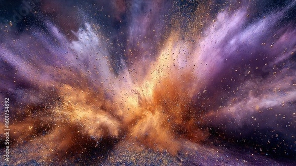 Obraz Colorful powder explosion (1)