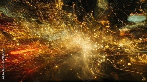 Obraz Abstract light trails