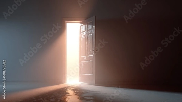 Obraz Open door, sunbeam