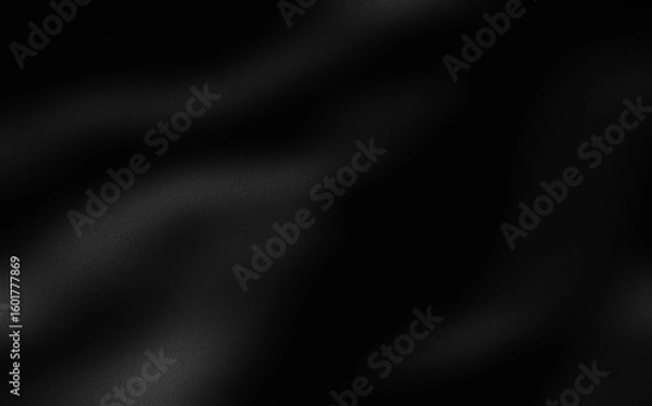Fototapeta Abstract dark metallic black background with a fairly rough texture and soft gray lighting. As a backdrop or design element for premium products.